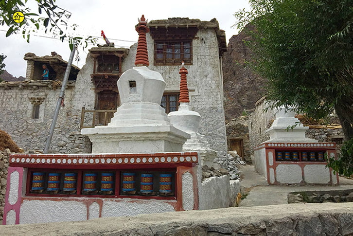 Chortens_Achinathang Homestay-Ladakh