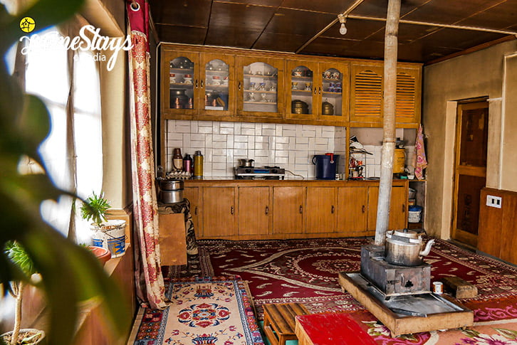 Kitchen-Diskit Homestay-Nubra Valley-Ladakh
