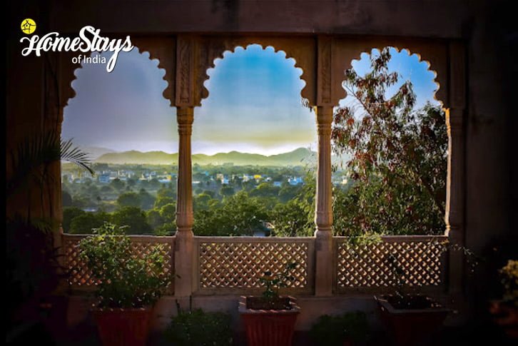 Balcony-Hilltop Castle Heritage Homestay-Udaipur