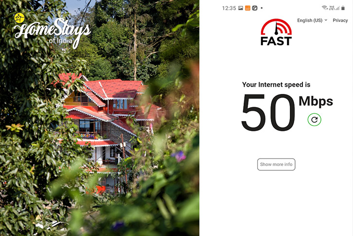 Internet-Speed-Miles of Smiles Homestay-Kurseong
