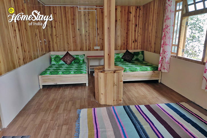 Bed Room-1-Heaven in the Woods-Homestay-Rimbik-Darjeeling
