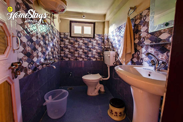 Bathroom-2-Baspa Riverside Homestay-Rakcham-Sangla