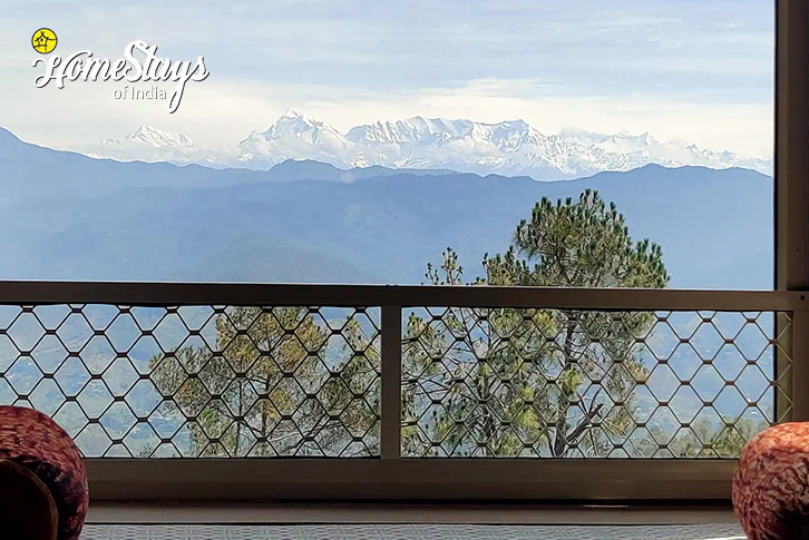 Window-view-Peaceful-Mountain-Homestay-Majkhali-Ranikhet