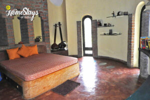 Bedroom-1-Nature's Bliss Organic Farmstay-Kamshet