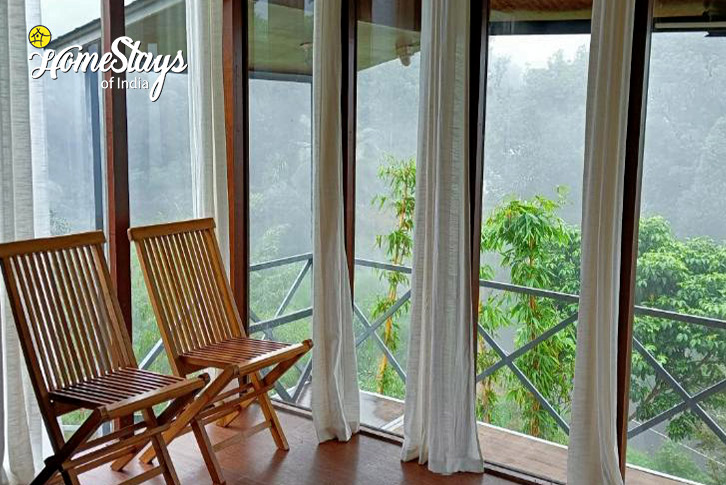 Balcony-Sitting-Streamedge Homestay, Mananthavady-Wayanad