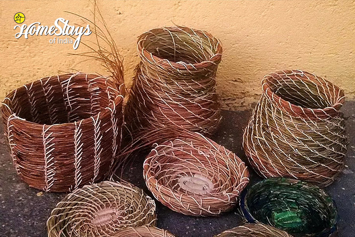 Hand-made-Basket-Cheer Community Homestay, Basoli-Almora