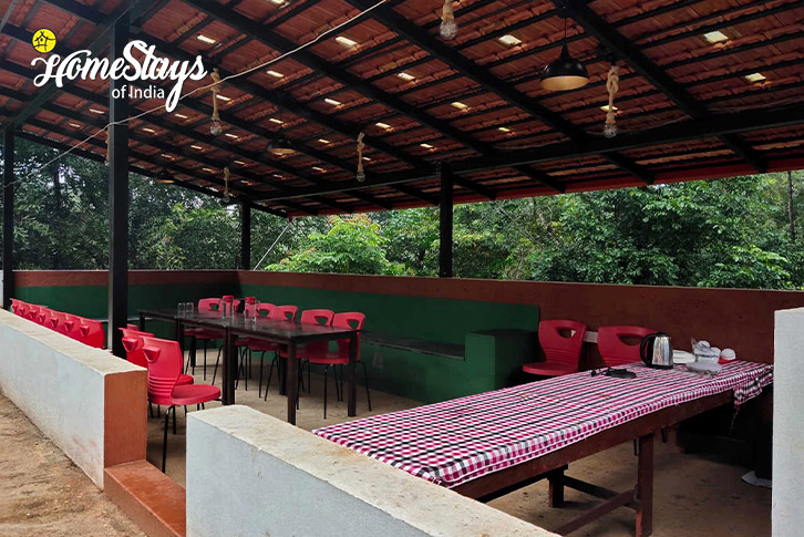 Terrace-Dining-Healing Touch Homestay-Coorg