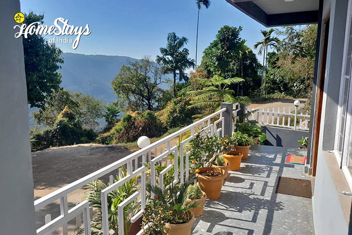 Balcony-2-Umshiang Homestay, Tyrna-Cherrapunji