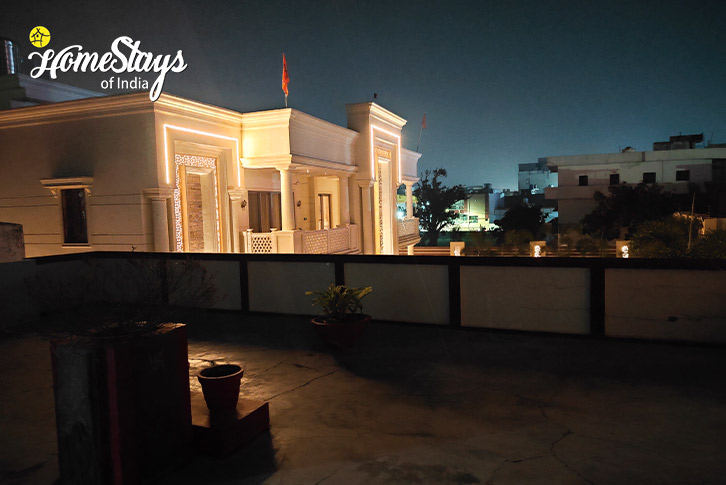 Night-View-Abode of Peace Homestay-Ayodhaya