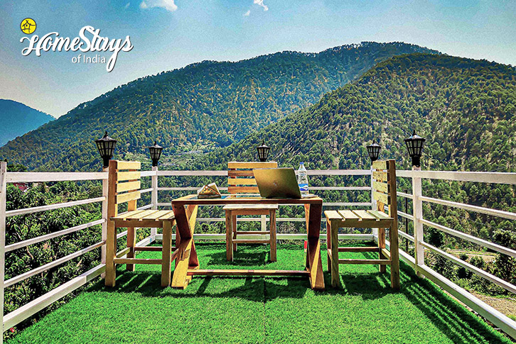 Balcony-View-Country Comfort Homestay-Kainchi Dham