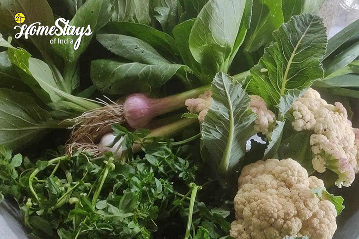 Fresh-Vegetable-Farmtastic Homestay, Yuksom-West Sikkim
