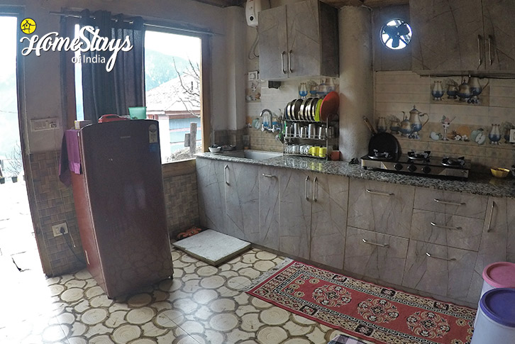 Kitchen-Green Valley Homestay, Shaleen-Manali