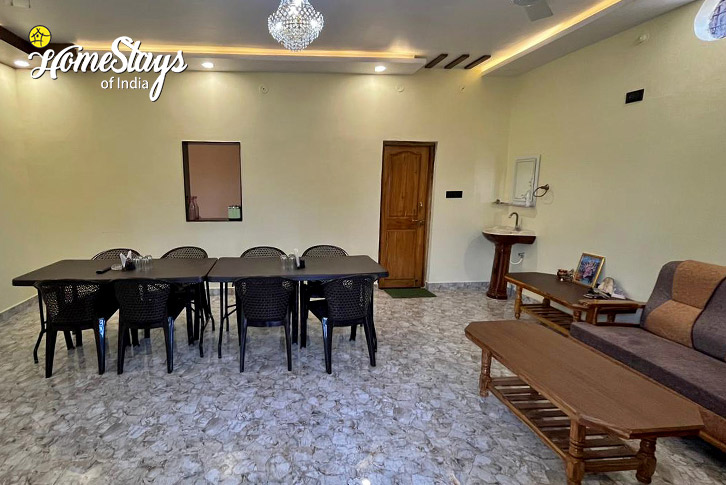Living-Dining-Wild Land Homestay, Turia-Pench