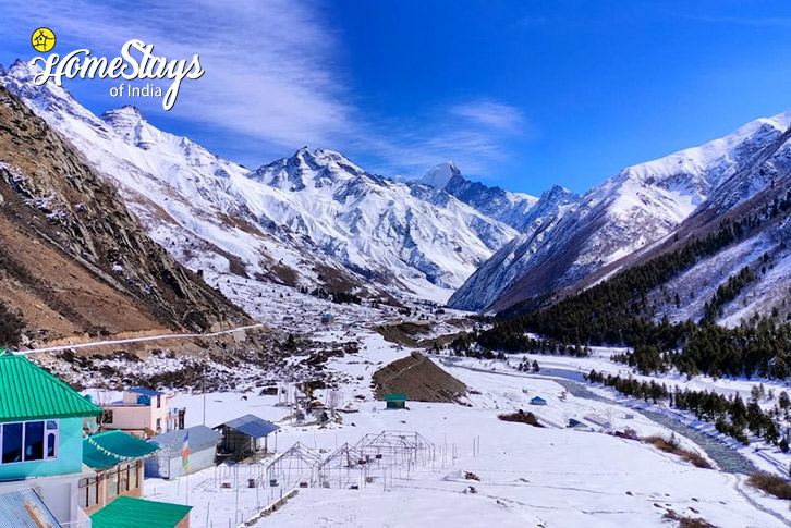 Winter-view-Magical Mountain Homestay-Chitkul