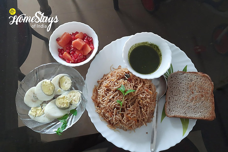 Food-1-Urban Bliss Homestay-Bhubaneshwar