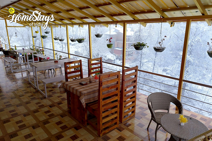 Common-Dining-Forest View Homestay,Vashisht-Manali