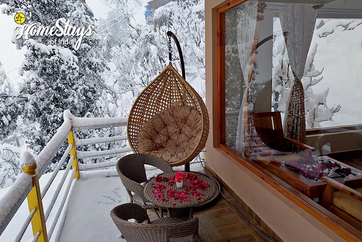 Premium-Room-Balcony-Forest View Homestay,Vashisht-Manali