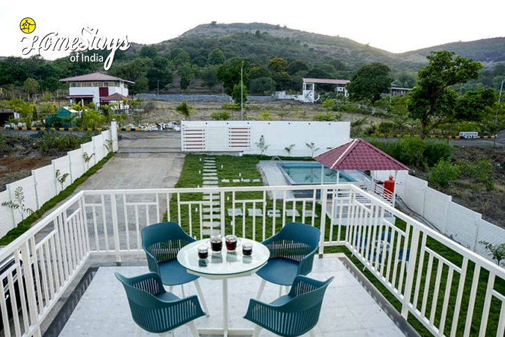 Sitting-at-Terrace-Elysian Essence Villa, Trimbakeshwar-Nashik