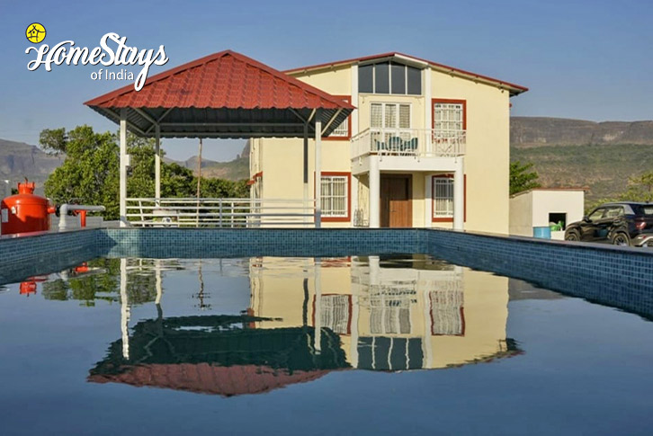 Swimming-Pool-View-Elysian Essence Villa, Trimbakeshwar-Nashik
