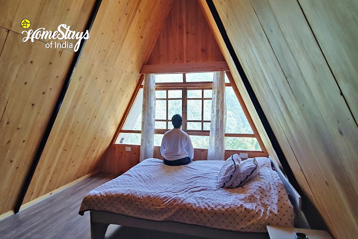 Attic-Bedroom-2-Echoes of Sikkim Homestay-Gangtok