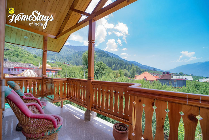 BAlcony-View-2-Verdant Vista Homestay-Naggar