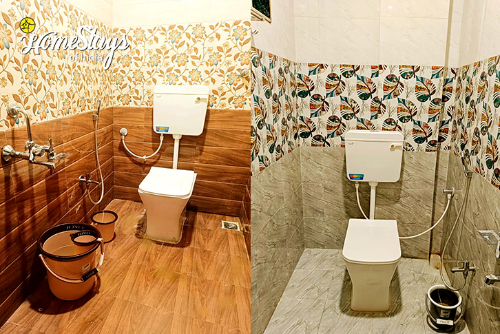 Bathroom-Blissful Breeze Homestay-Matheran