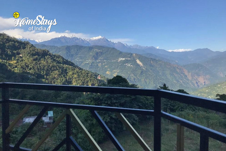 Balcony-Soulful Peaks Homestay-Tadong-West Sikkim