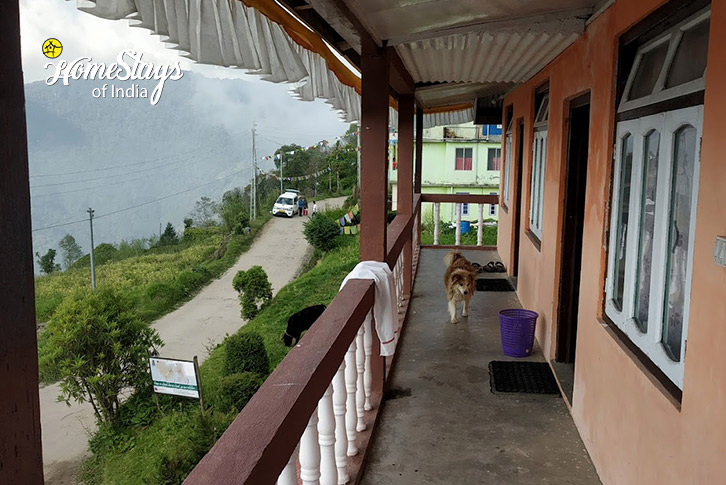 Balcony-Shining Star Homestay-Okhrey