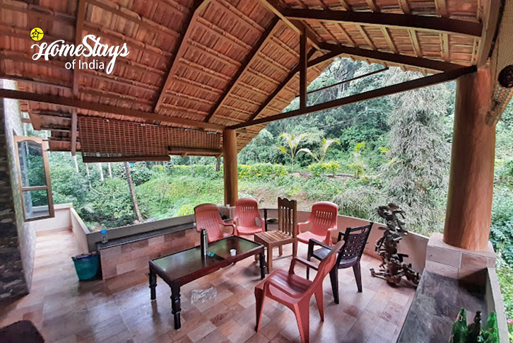 Balcony-Sitting-Mystic Forest Homestay, Virajpet-Coorg