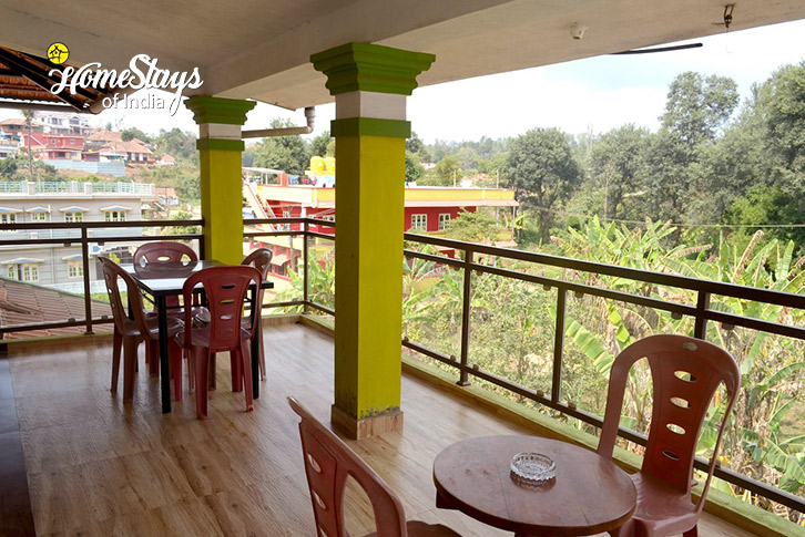 Balcony-View-Cozy Comfort Homestay, Madikeri-Coorg