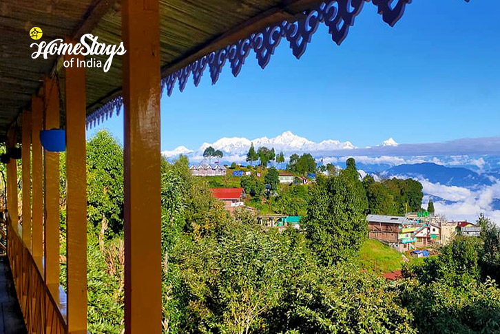 Balcony-View-Peaks & Valleys Homestay-Rishop