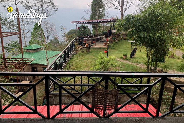 Balcony-View-Beyond the Lake Cottage - Mirik