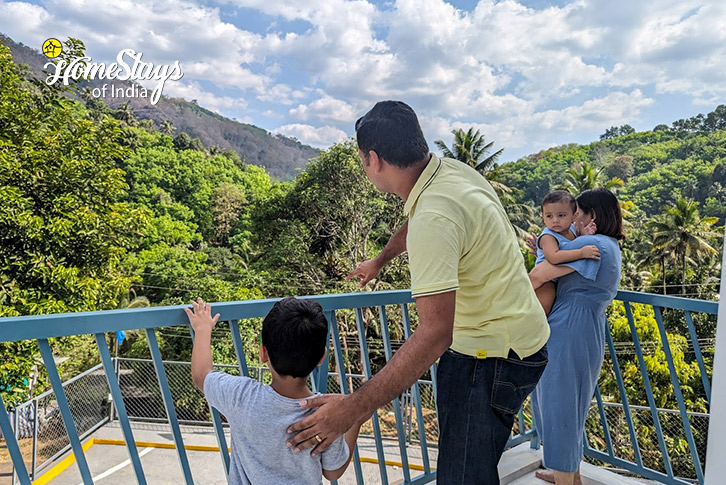 Balcony-View-Divine Woods Homestay-Angamoozhy