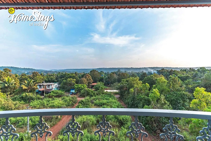 Balcony-View-Elite Elegance Villa, Mandrem-North Goa