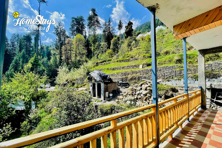 Balcony-View of Road-Solitude Song Homestay, Bahu-Banjar