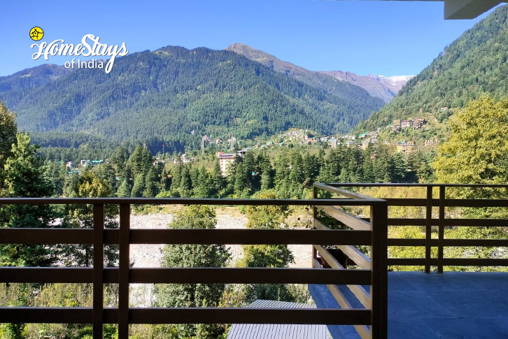 Balcony-View-Vashisht Riverside Homestay, Manali