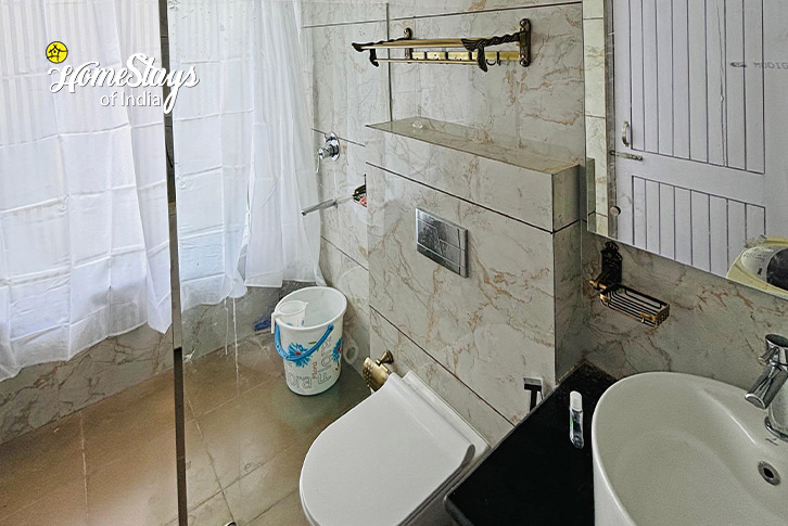 Bathroom-Magic Wood Homestay,Vashisht-Manali