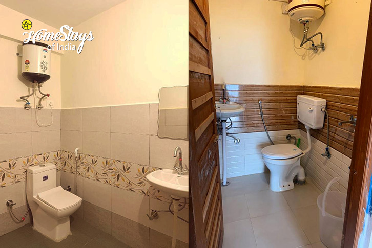 Bathroom-Panorama Peaks Homestay-Manali