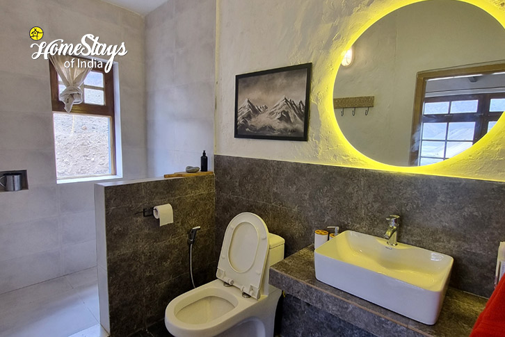 Bathroom-Pangmo Village Homestay-Spiti