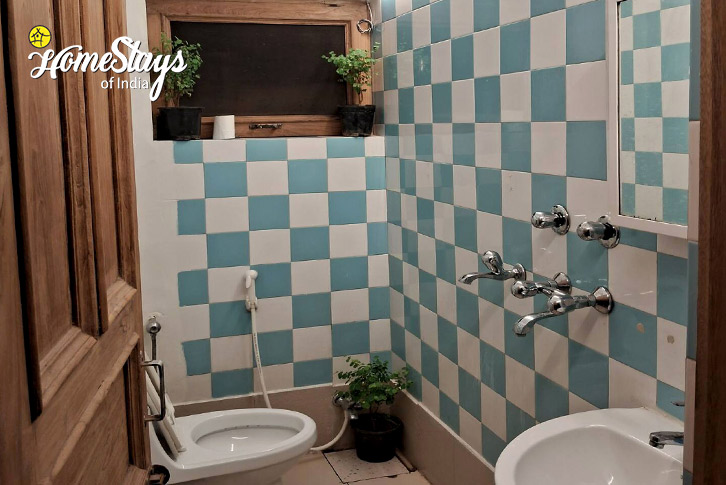 Bathroom-2.1-The Green Grace Homestay-Faridabad