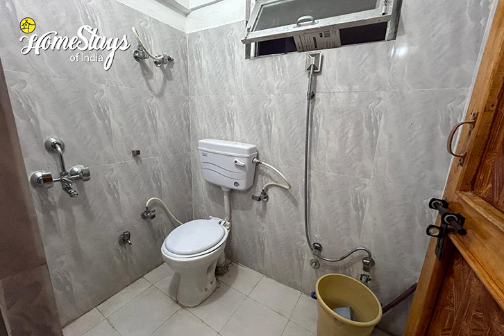 Bathroom-Green Fields Homestay-Turtuk