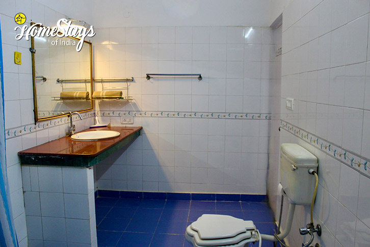 Bathroom-Healthy Living Homestay, Malsi-Dehradun