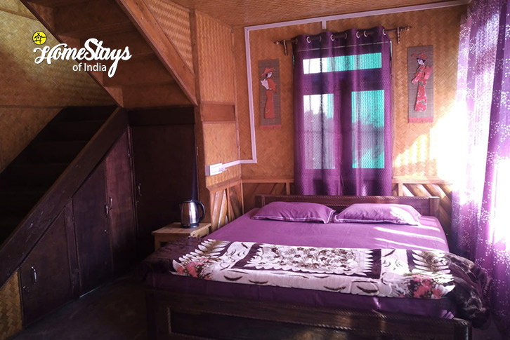 Bedroom-1-Alpine Haven Homestay, Rishihat 