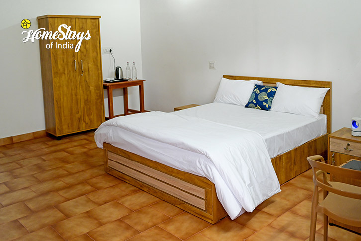 Bedroom-1.1-Terracotta Haven Homestay, Wayanad