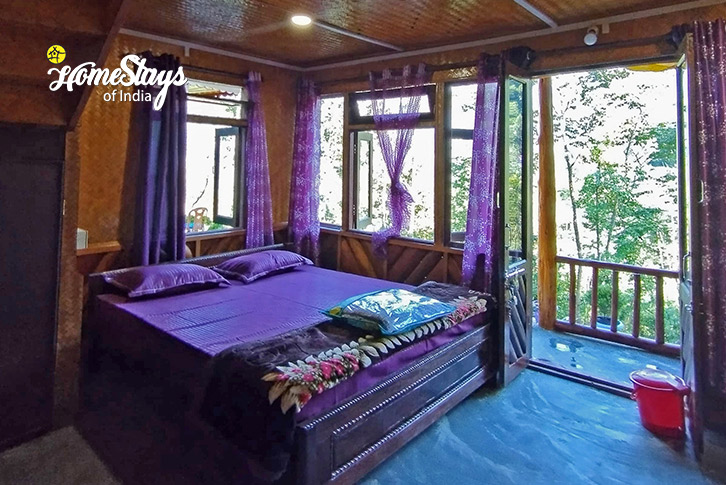 Bedroom-1.2-Alpine Haven Homestay, Rishihat 