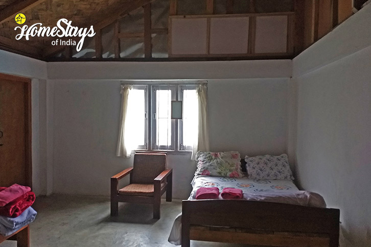 Bedroom-3-Happy Hues Homestay, Khonoma-Kohima