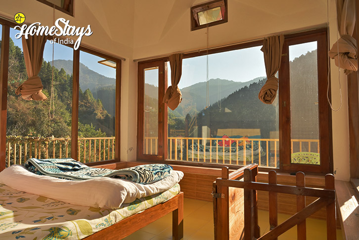 Classic-Room-2-Kaphal Farmstay, Kempty-Mussoorie