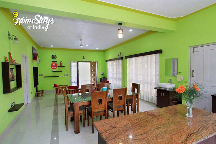 Dining-2-Cozy Comfort Homestay, Madikeri-Coorg