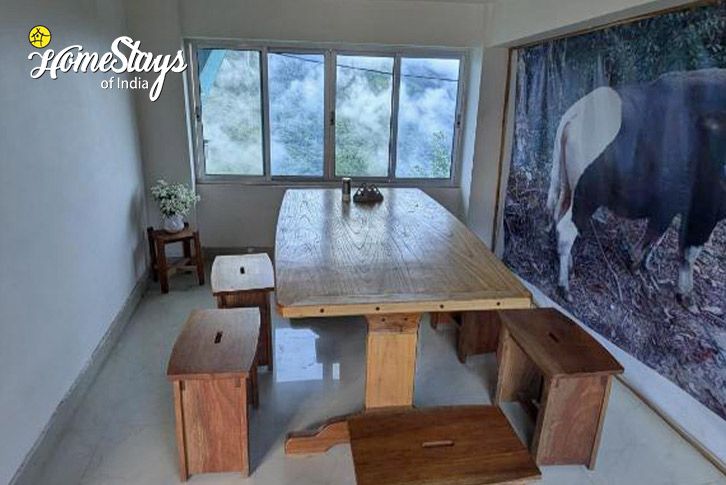 Dining-Area-Happy Hues Homestay, Khonoma-Kohima