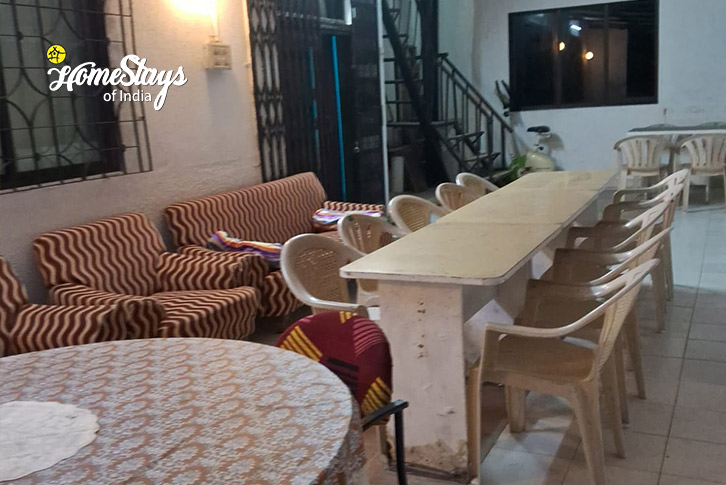 Dining-Area-at-1st-floor-Cascade Villa, Takave-Lonavala